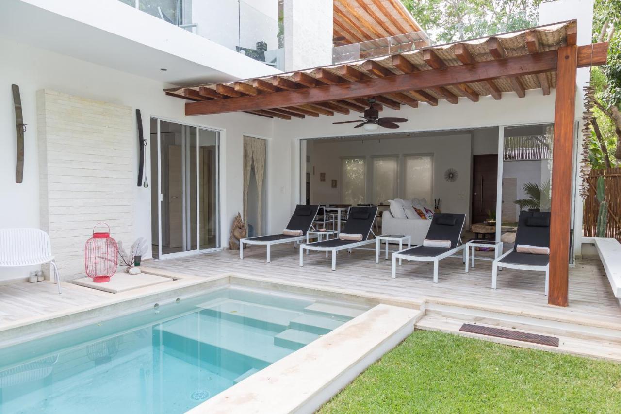 Luxury Private Villas , Private Pool, Private Garden, Jacuzzi, 24Hours Security 图卢姆 外观 照片